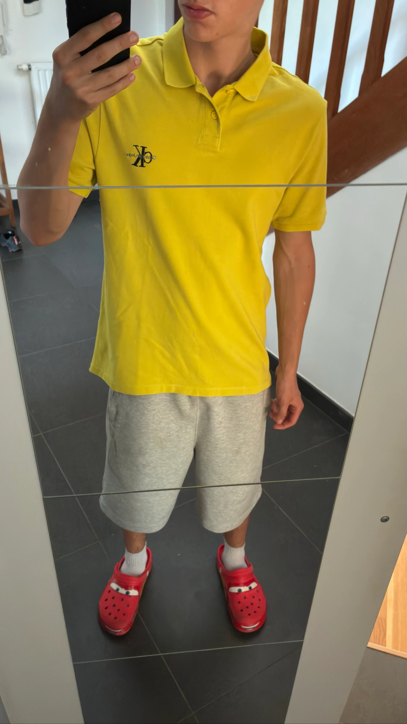 Polo Calvin Klein Jaune – Taille S 